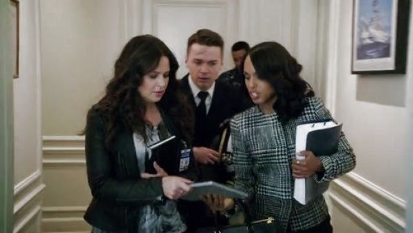 Olivia Pope's Wool Blend Boucle Jacket on Scandal
