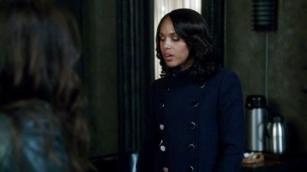 Olivia Pope's Wool Double Breasted Jacket on Scandal