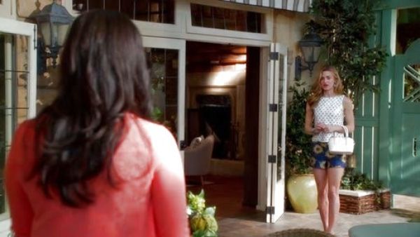 Paige Collins's Back Zip Short on Royal Pains