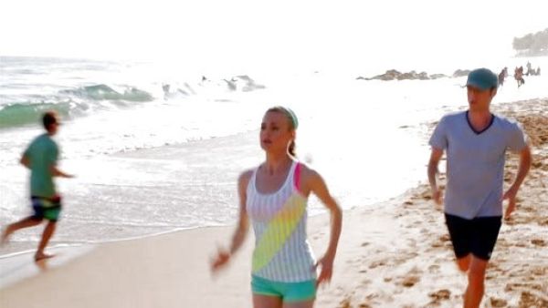 Paige Collins's 'Gel-Electro 33' Running Shoe on Royal Pains