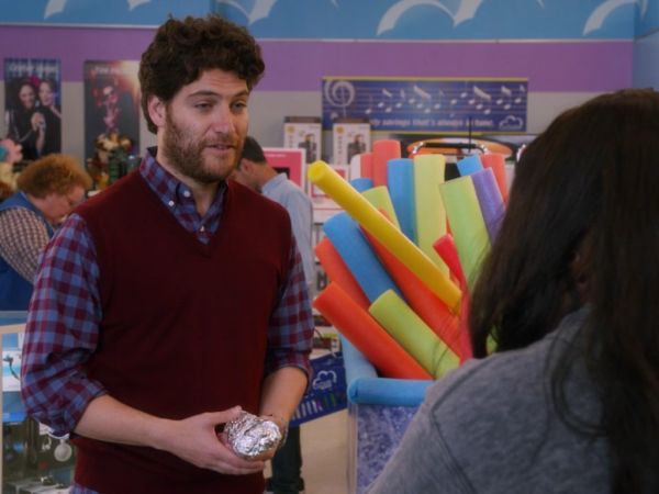 Peter Prentice's Red and Blue Checked Shirt on The Mindy Project