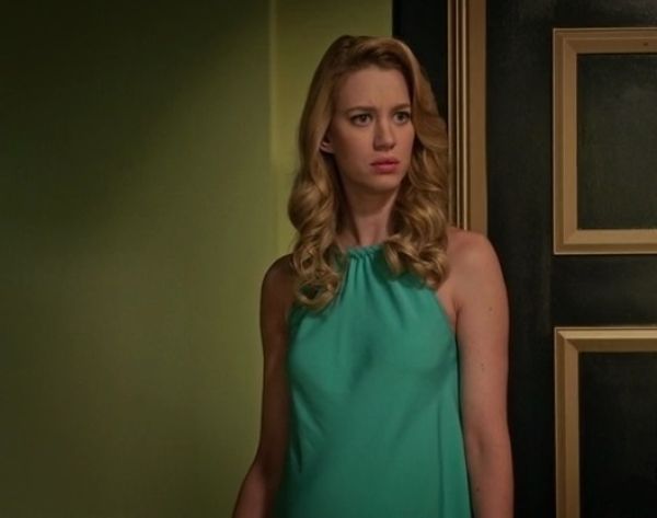 Petra Solano's Halter-Neck Handkerchief-Hem Dress on Jane the Virgin