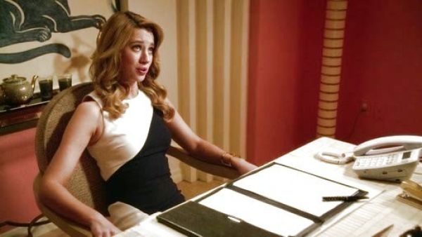 Petra Solano's 'Klein' Colorblock Stretch Knit Dress on Jane the Virgin