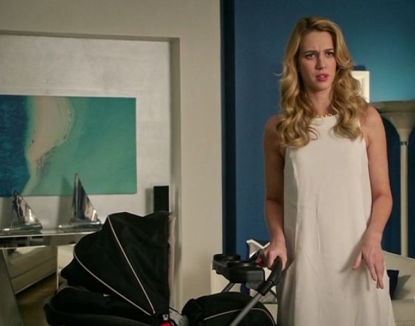 Petra Solano's Pegasus Handkerchief Hem Dress on Jane the Virgin