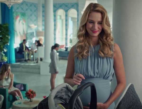 Petra Solano's Sleeveless Dress W/ Shirred Bodice on Jane the Virgin
