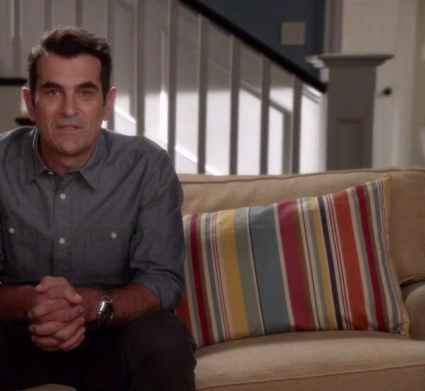 Phil Dunphy's Slim selvedge Japanese chambray utility shirt on Modern Family