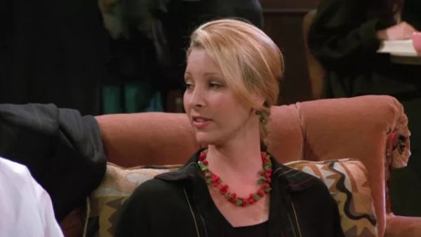 Phoebe Buffay's Red Beads Necklace with Leaves and Flowers - Friends