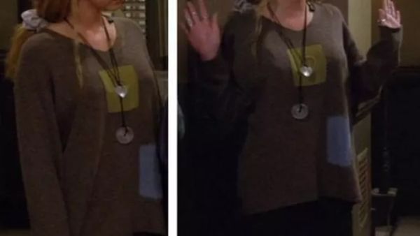 Phoebe's Colored Squares Sweater - Friends