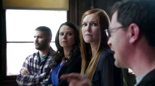 Quinn Perkins's 'addie' silk blouse on Scandal