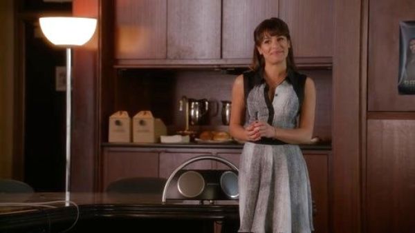 Rachel Berry's Denim Print Shirt Dress on Glee