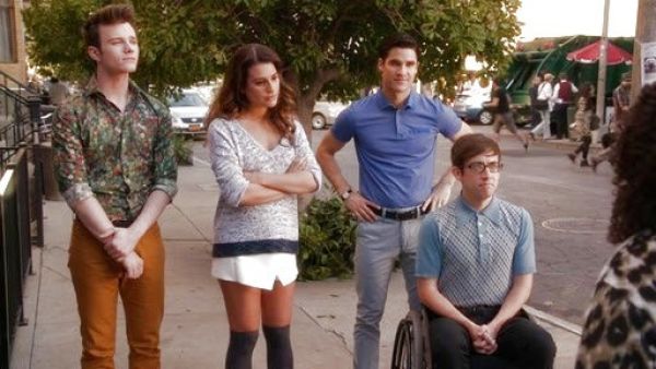 Rachel Berry's Dionne V Neck Sweater on Glee