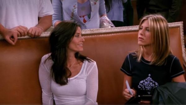 Rachel Green's Black Top with White Seams - Friends
