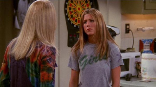 Rachel Green's 'Girls' Gray T-Shirt - Friends