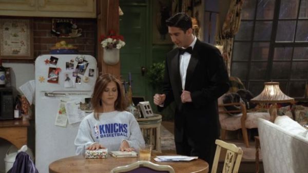 Rachel Green's Knicks Basketball Grey Sweatshirt - Friends