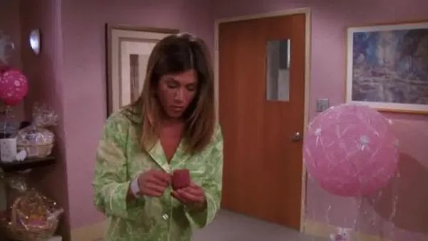 Rachel Green's Ming Green Brocade Pajamas - Friends