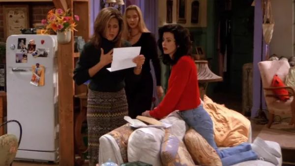 Rachel Green's Printed 70s Boho Maxi Skirt - Friends