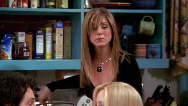 Rachel Green's Silver and Black Stone Necklace - Friends