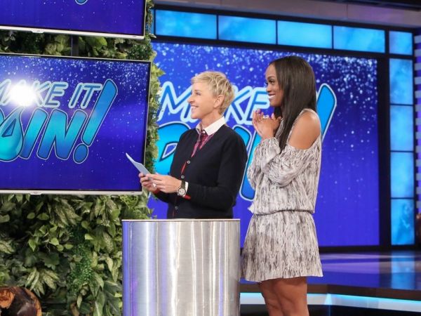 Rachel Lindsay's Snakeskin Dress on The Bachelorette