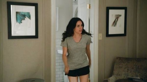 Rachel Zane's Viscose Scoop Tee on Suits