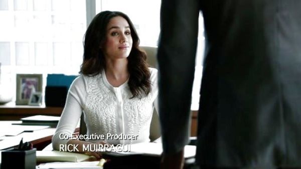 Rachel Zane's Wisteria Embroidered Cardigan on Suits