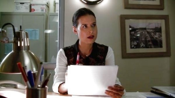 Raquel's Lace Yoke Contrast Blouse on Chasing Life