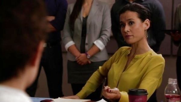 Raquel's Shirred Neck Half Placket Shirt on Chasing Life