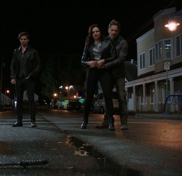 Regina Mills's Python Print Silk Top on Once Upon A Time 