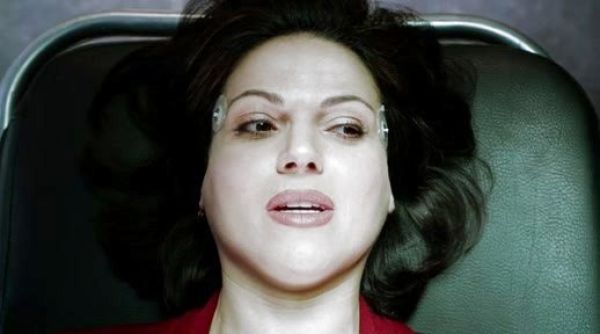 Regina Mills's Textured Ruffle Jacket on Once Upon A Time 