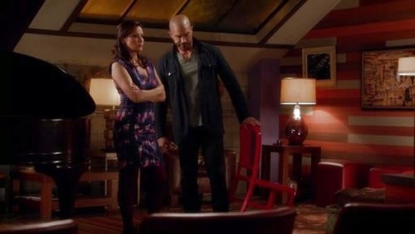 Regina Vasquez's Electric Avenue Graphic Dress on Switched At Birth