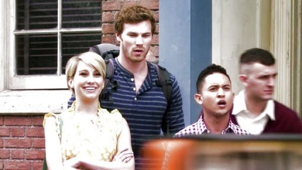 Riley Perrin's Loosened Shelby Blouse on Baby Daddy