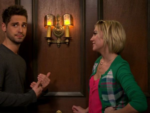 Riley Perrin's Plaid Favorite Cardigan on Baby Daddy