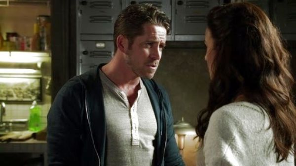 Robin Hood's Homespun Knitwear coalminer contrast henley on Once Upon A Time 