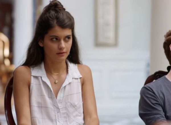 Sabrina Pemberton's Pocket Button-Down Windowpane Shirt on The Mick