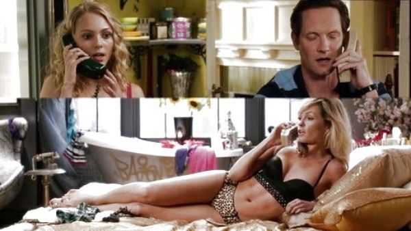 Samantha Jones's Multi-Way Bustier Bra in Black/Bling on The Carrie Diaries