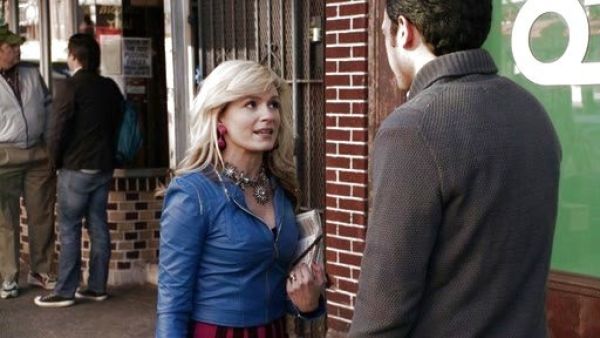 Samantha Jones's Quilted Zipper Leather Jacket on The Carrie Diaries