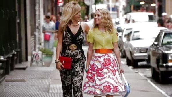 Carrie Bradshaw's 'Portobello Calf' Skater Skirt on The Carrie Diaries