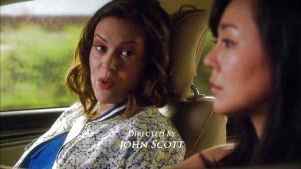 Savi Davis's Abbot Floral Bomber Jacket on Mistresses
