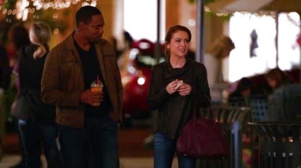 Savi Davis's Vince Cowl Leather Jacket in Elephant on Mistresses