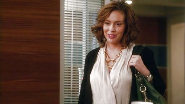 Savi Davis's Wrap Blouse on Mistresses