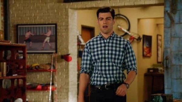 Schmidt 's Geffen Slouchy Slim-Leg Jeans on New Girl