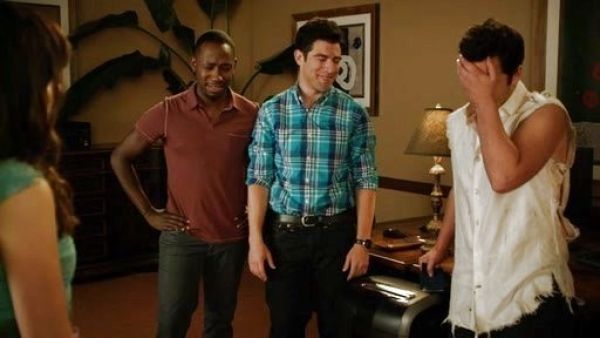 Schmidt 's Plaid shirt on New Girl