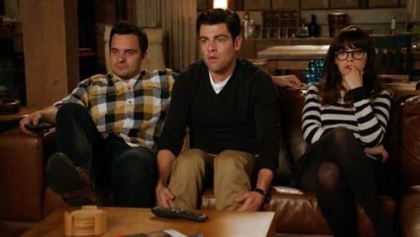 Schmidt 's Stretch Chino Pants on New Girl