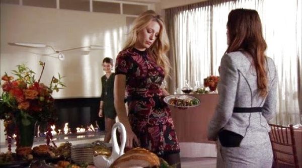 Serena Van Der Woodsen's Griffin Intarsia Knit Mini-Dress on Gossip Girl