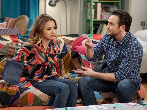 Sofia Rodriguez's Rainbow Striped Top on Young & Hungry