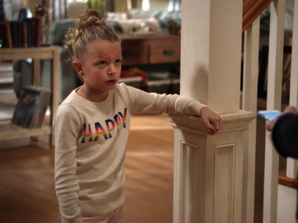 Sophia Hughes' Happy Knit Sweater on Life In Pieces