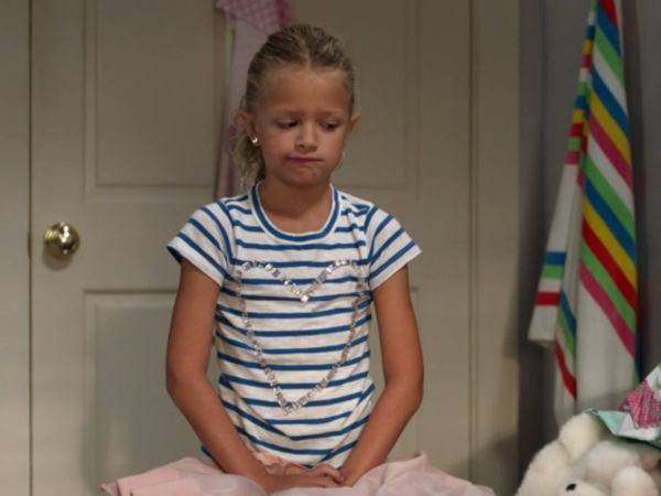 Sophia Hughes' Striped Heart Tee on Life In Pieces