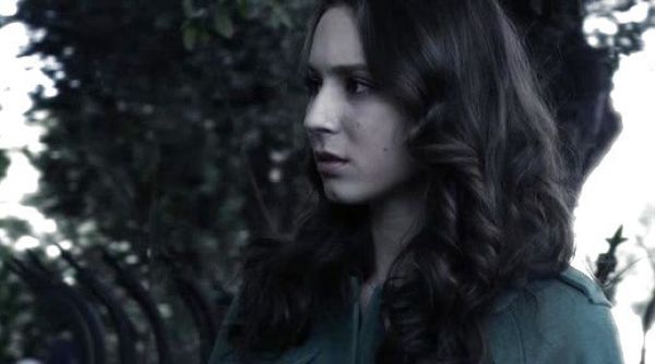 Spencer Hastings's Raglan Sleeve Coat with Epaulettes on Pretty Little Liars