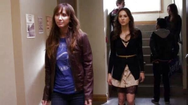 Spencer Hastings's Snap Crepe Front Dress on Pretty Little Liars