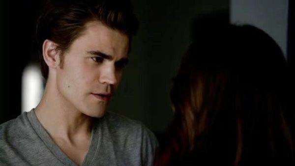 Stefan Salvatore's Boss Short Sleeve V Neck T-Shirt on The Vampire Diaries