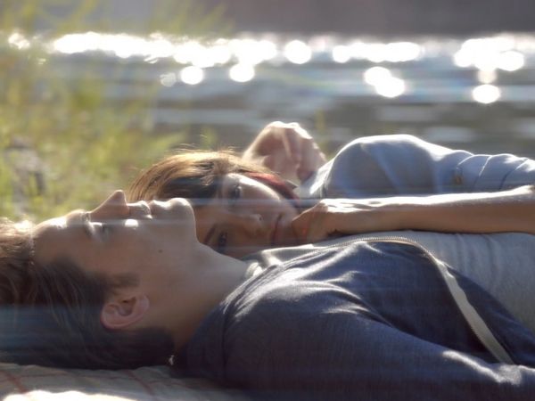 Stefan Salvatore's Grey Zip Up Hoodie on The Vampire Diaries